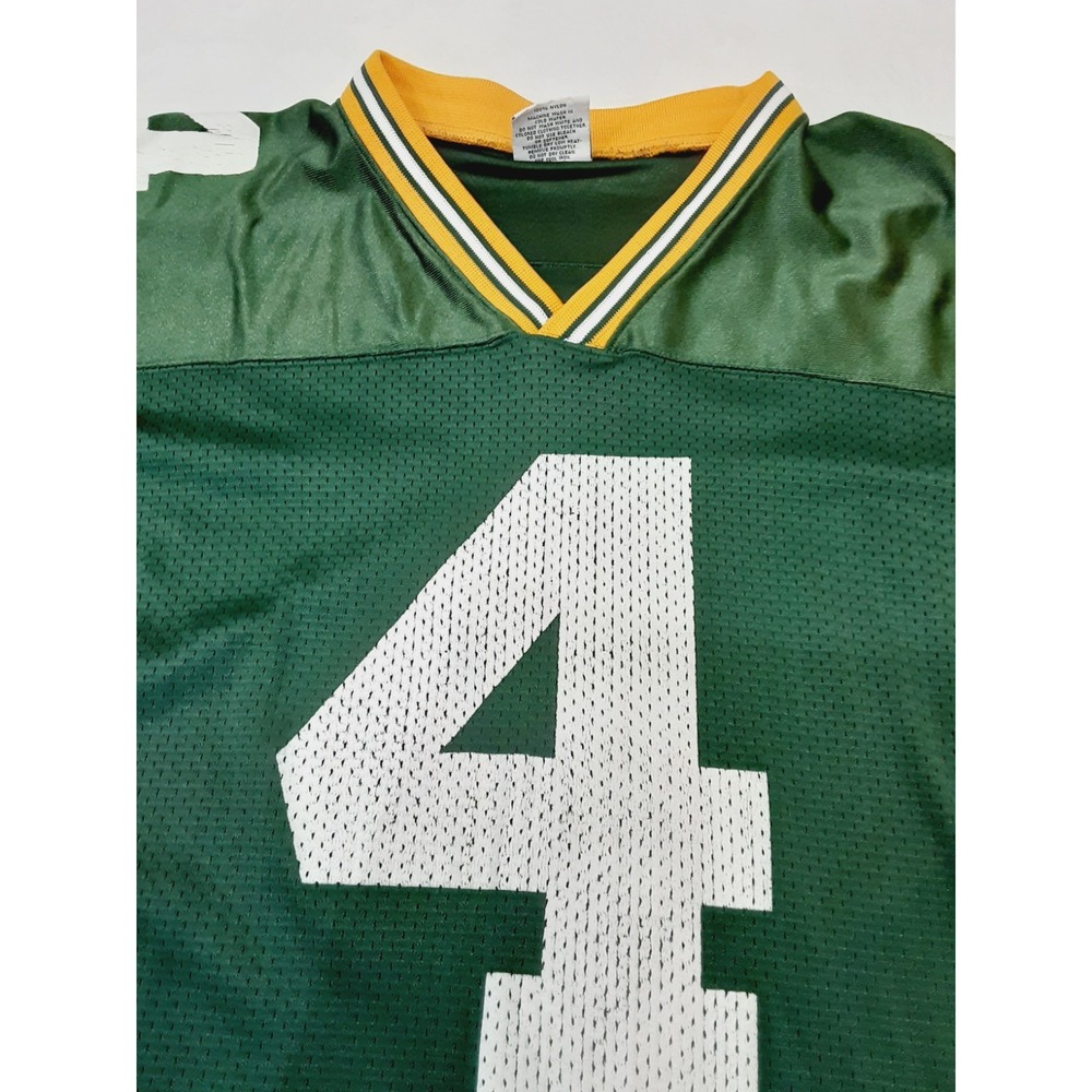 Vtg Green Bay Packers Football Jersey Men Medium NFL Brett Favre Starter 90s USA